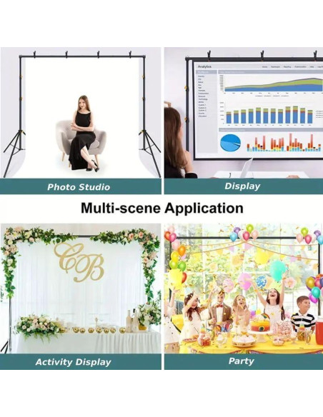 Soporte de Fondo Plegable YEmirth 2x3m para Fotografía