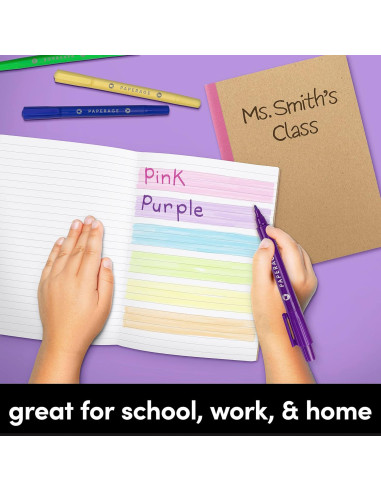 Cuadernos de Composición PAPERAGE - 6 Unidades, 120 Páginas, Kraft