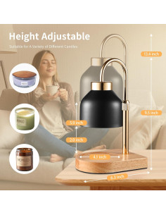 Lámpara Calentadora de Velas MOMIUCO con Temporizador y Regulador 2