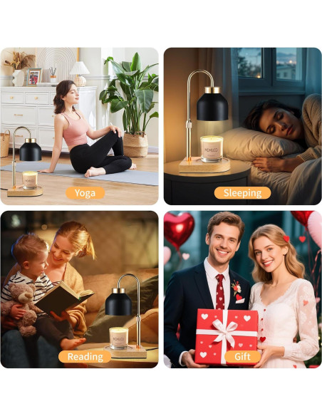 Lámpara Calentadora de Velas MOMIUCO con Temporizador y Regulador