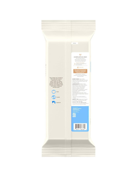 Toallitas Húmedas Todo en Uno Aveeno Baby 64 ct Sin Fragancia