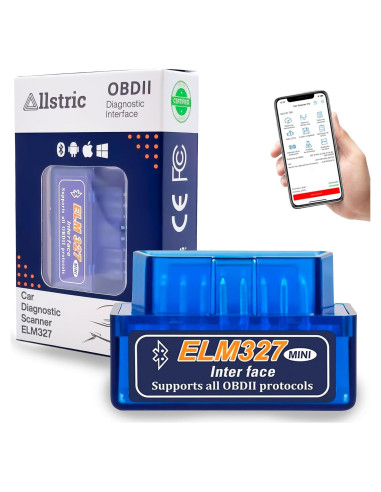 Escáner OBD2 Bluetooth Allstric ELM327 - Diagnóstico Automotriz