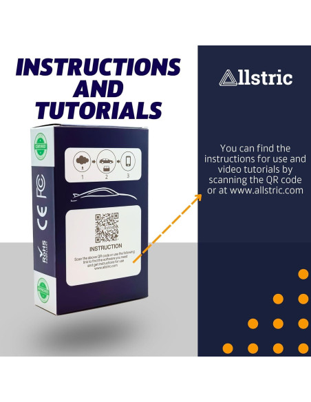 Escáner OBD2 Bluetooth Allstric ELM327 - Diagnóstico Automotriz