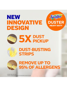 Kit Plumero Swiffer Alta Resistencia con Mango Extensible 1.83m 2