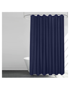Cortina de Ducha Azul Marino EurCross 180x180 cm Lavable
