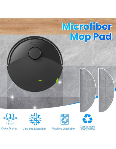 Kit de Accesorios de Reemplazo DrFlito para Roborock Q10 S5/X5