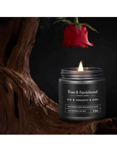 Set de 8 Velas Aromáticas para Hombres YMing - Cera de Soja