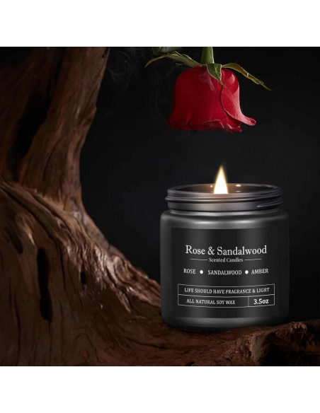 Set de 8 Velas Aromáticas para Hombres YMing - Cera de Soja