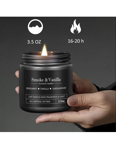 Set de 8 Velas Aromáticas para Hombres YMing - Cera de Soja
