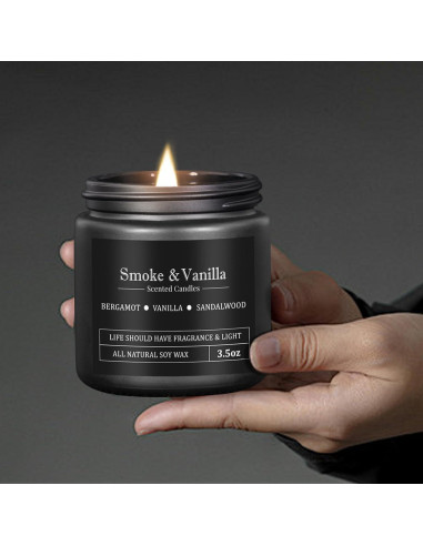 Set de 8 Velas Aromáticas para Hombres YMing - Cera de Soja