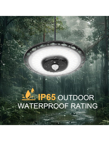 Luz Colgante Solar CREATESTAR 3000LM con Sensor y Control Remoto