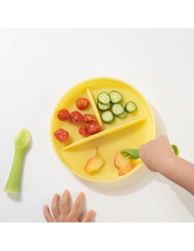 Placa de Succión Dividida Olababy 18 cm Silicona Arándano