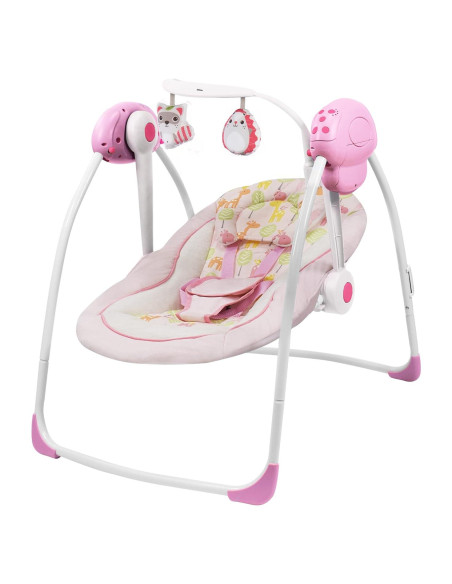 Silla Mecedora Plegable Comfort 25103 para Bebés con Música