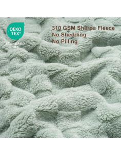 Manta de Forro PHF Verde 127x152 cm Jacquard Suave 2