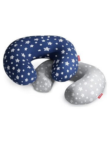 Funda de Almohada de Lactancia Moonsea Estrella Marino y Gris