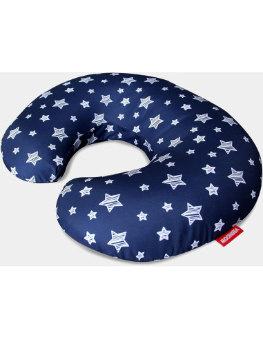 Funda de Almohada de Lactancia Moonsea Estrella Marino y Gris