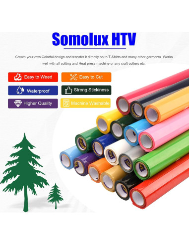 Vinilo Termoadhesivo Somolux 30cm x 3.66m Negro Brillante