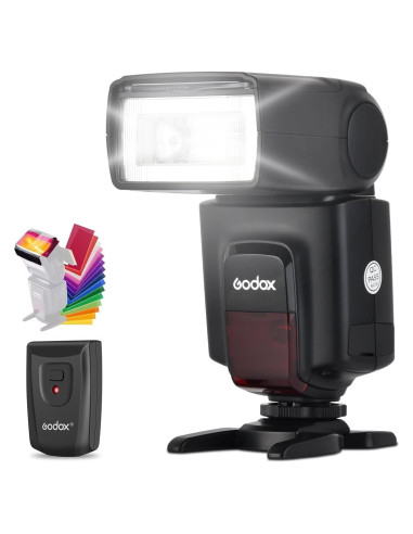 Flash Godox TT520 II para Cámara DSLR con Transmisor Inalámbrico