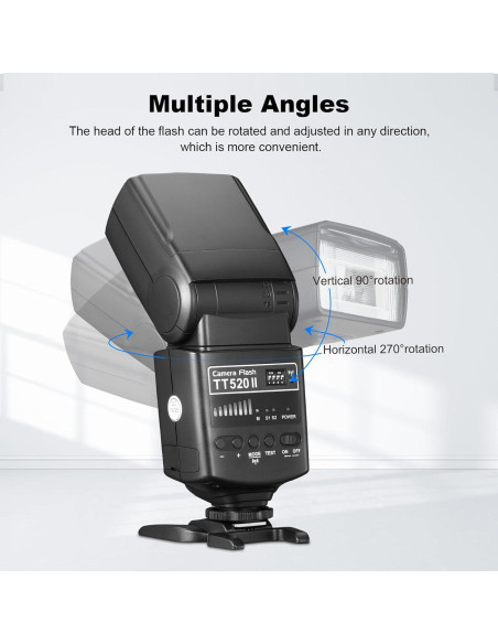 Flash Godox TT520 II para Cámara DSLR con Transmisor Inalámbrico