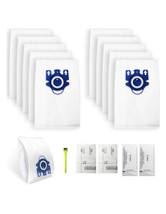 10 Bolsas de Aspiradora Miele GN Reemplazo + 4 Filtros