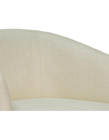 Silla de Acento Giratoria MINCETA Beige, 360 para Sala y Dormitorio