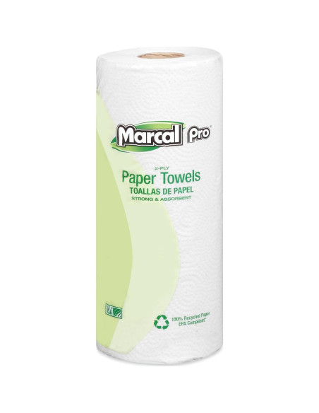 Toallas de Cocina Perforadas Marcal PRO 100% Recicladas 70 Hojas