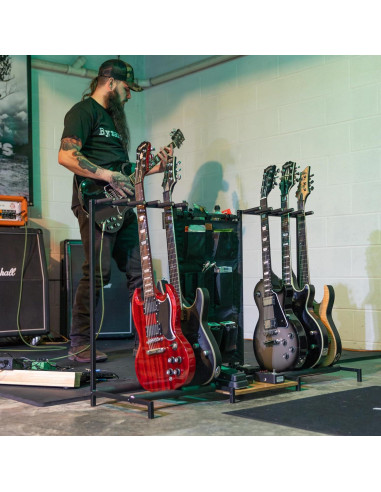 Soporte para Guitarras StoreYourBoard, 10 Espacios, Negro