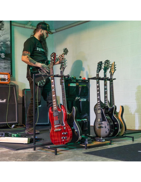 Soporte para Guitarras StoreYourBoard, 10 Espacios, Negro