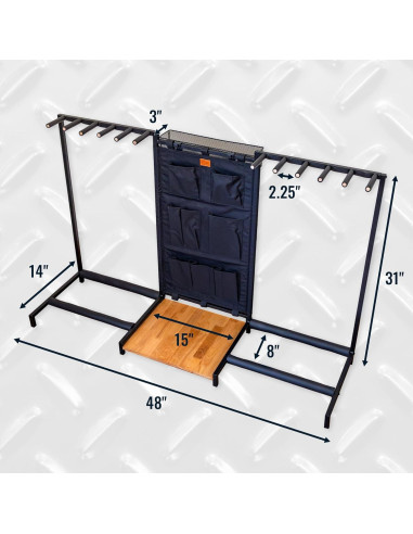 Soporte para Guitarras StoreYourBoard, 10 Espacios, Negro