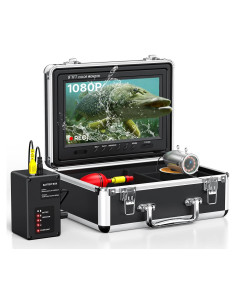 Cámara de Pesca Submarina Eyoyo 9" 1080P con DVR y 12 Luces IR