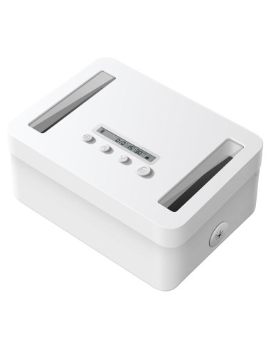 Caja de Seguridad Temporal Vaydeer, Metal, 21.3x15.5x8.1 cm