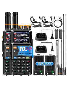 Radio de Ham BAOFENG UV-5RM PRO GPS 10W con 2 Baterías