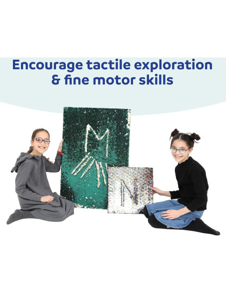 Paneles de Pared Sensorial con Lentejuelas Diversión y Función - Mediano