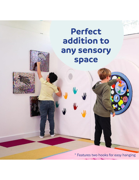 Paneles de Pared Sensorial con Lentejuelas Diversión y Función - Mediano
