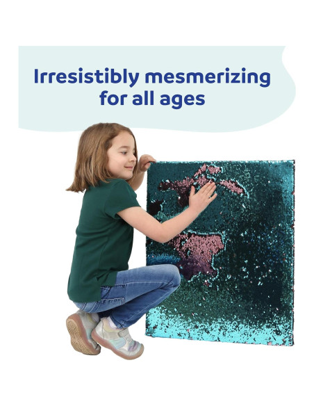 Paneles de Pared Sensorial con Lentejuelas Diversión y Función - Mediano