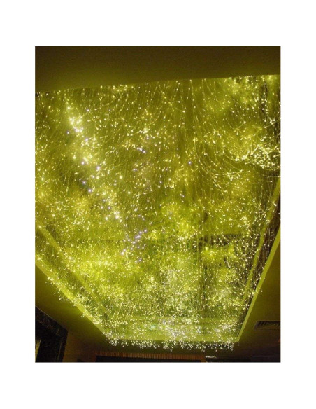 Kit de Luces de Cortina de Fibra Óptica AKEPO 6W RGBW 2m