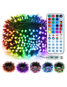 Cadena de Luces LED RGB Brizled 10m 100 LEDs con Control Remoto