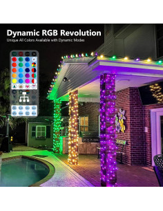 Cadena de Luces LED RGB Brizled 10m 100 LEDs con Control Remoto 2