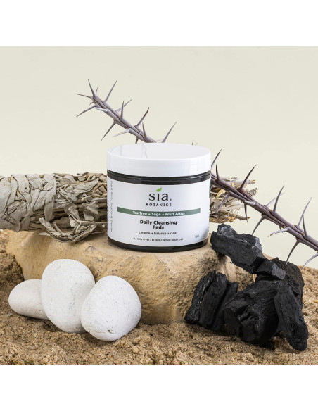 Almohadillas Limpiadoras Diarias Sia Botanics 50ct - Árbol de Té