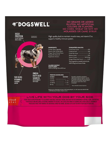 Golosinas para Perros Dogswell Inmunidad Pato 567 g