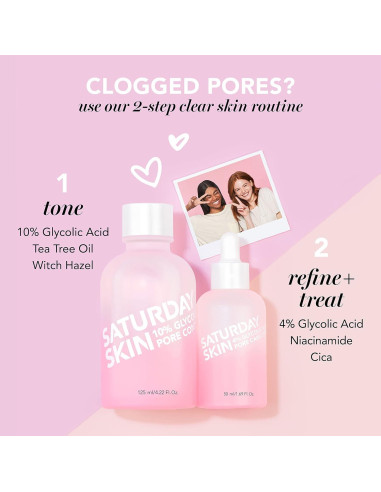Suero Facial Saturday Skin 4% Ácido Glicólico 50ml