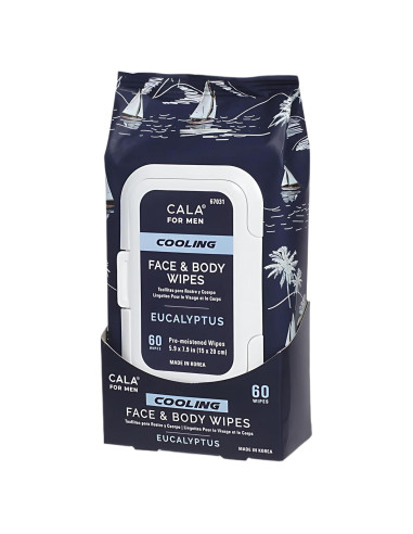 Toallitas Faciales y Corporales CALA Eucalipto 60 Hojas