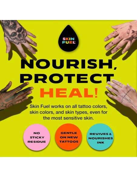 Crema Cuidado Tatuajes Skin Fuel 2x3.3oz Manteca Karité