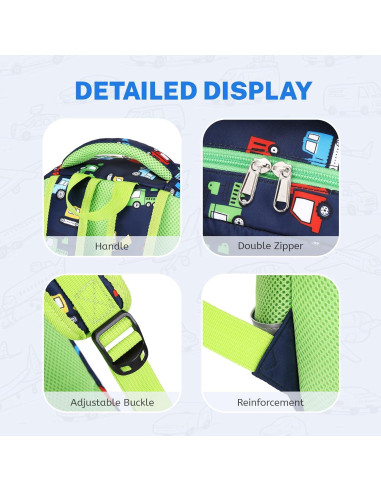 Conjunto de Mochilas Impermeables mygreen para Niños 3-12 Años