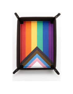 Bandeja de Dados Pride FanRoll - Arcoíris Plegable