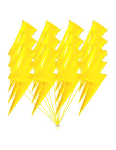 12 Globos de Rayo Amarillo Civaner 91.44 cm Decoración Fiesta