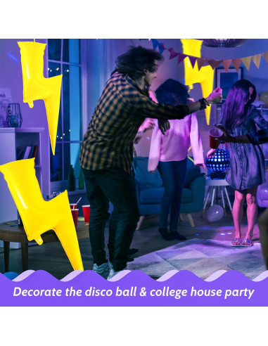 12 Globos de Rayo Amarillo Civaner 91.44 cm Decoración Fiesta