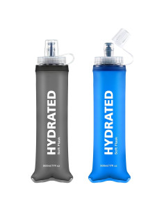 Botellas de Agua Plegables WEMEET 500ml 2Pack Libre de BPA