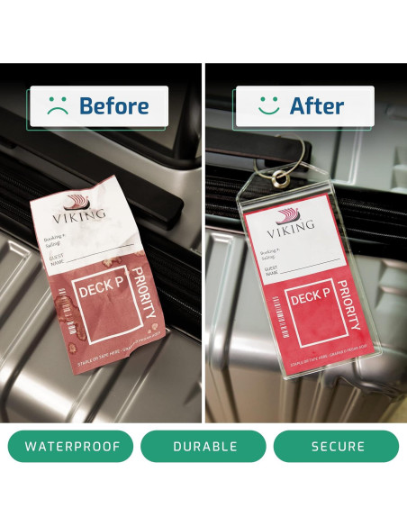 Soporte de Etiquetas de Equipaje Highwind 4 Pack - Impermeables