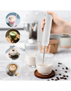 Batidor de Leche Eléctrico DENENTT NPQ04 Silencioso 15s 2